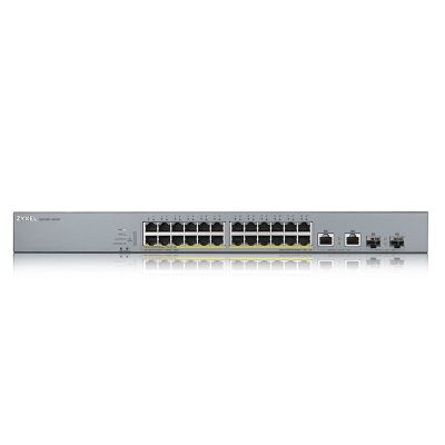 4. Zyxel GS1350-26HP Switch 26p PoE (PoE+: 24;) 375W Managed Gigabit
