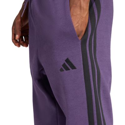 10. Herren adidas Essentials 3-Streifen Fleecehose Lila JX0750