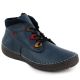 8. Gefütterte komfortable blaue Damenstiefeletten Rieker 52544-14