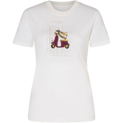 3. Damen-T-Shirt SUPER.NATURAL W Racing Dachshund Bio J Tee, weiß