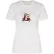 3. Damen-T-Shirt SUPER.NATURAL W Racing Dachshund Bio J Tee, weiß