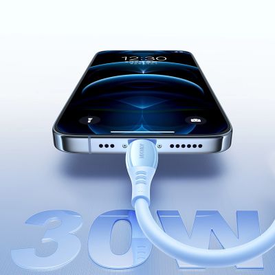7. Joyroom S-A59 Vibrant Series 30W USB-C - Lightning Kabel 1,2 m - blau