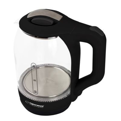 6. Esperanza YUKON EKK025K Wasserkocher (1500W 1,7l; transparent)