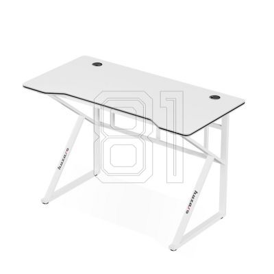 4. Huzaro Hero 1.6 Weißer Gaming-Schreibtisch