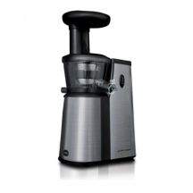 ELDOM Slow Juicer PJ400 400W Silber-Schwarz, BPA-frei, Schnecke 80 [U/min]