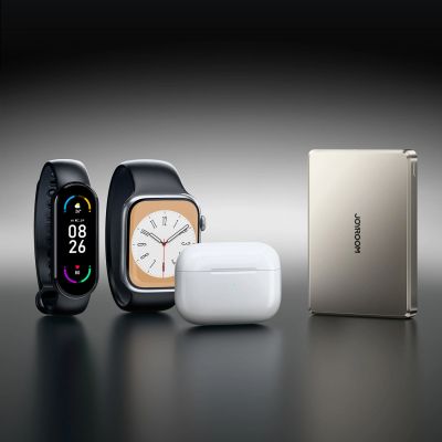 30. Joyroom JR-PBM08 Pro Powerbank 22,5 W 10000 mAh mit kabelloser Ladefunktion und 2x USB-C-Anschlüssen – Titan