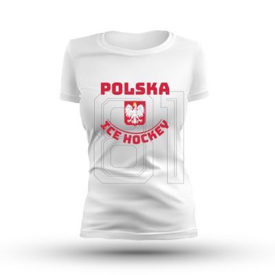 Eishockey Polen W SREBICEPLTS-RD-W T-shirt