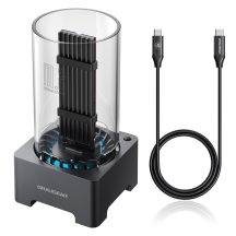 GRAUGEAR USB 4.0 Dockingstation für M.2 PCIe Gen4x4 NVMe SSD