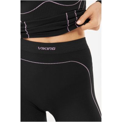 5. Damen-Thermounterwäsche Viking Base Layer Etna 2.0 Set – black/purple Größe: S