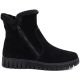 2. Gefütterte schwarze Damen-Lederstiefeletten Vinceza 133126