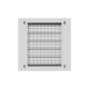 6. LANBERG TPR 10"-Installationsschrank mit Mesh-Platte 340X340X140, grau (montiert)