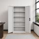 4. Iron Mate MARS Metall-Garagenschrank 185 x 90 x 45 Grau RAL7035