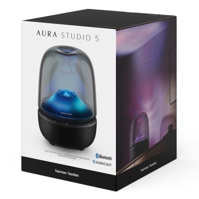 14. Harman/Kardon Aura Studio 5 3-Wege-Lautsprecher, Schwarz, kabelgebunden und kabellos, 160 W