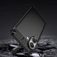 4. Carbon Case Silikonhülle für iPhone 16 Plus - Schwarz