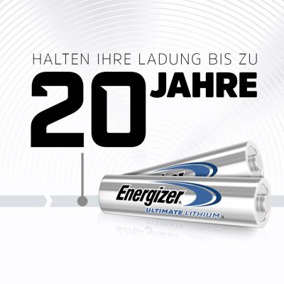 12. Energizer AAA Micro Ultimate Lithiumbatterie (10 Stück)