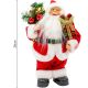 16. Dekorativer tanzender und singender Weihnachtsmann 28 cm MICA