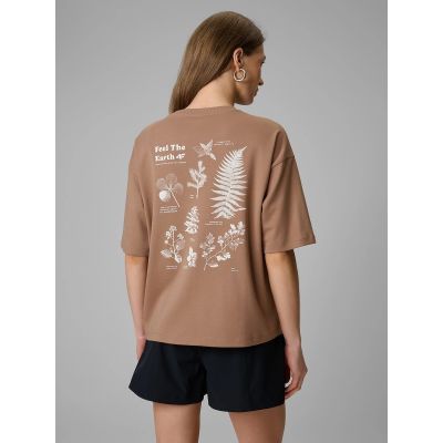 2. Damen-T-Shirt mit Aufdruck, regulär, Größe 4F 4FRSS26TTSHF3704-83S