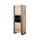 Regal WOOD 65x40x170 Wotan-Eiche + Anthrazit