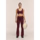 3. CASALL Sublime Folded Flare Pants, Burgundy