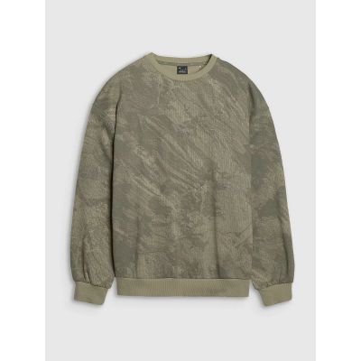 6. Herren Sweatshirt ohne Reißverschluss, ohne Kapuze, 4F 4FWSS25TSWSM1582-44A