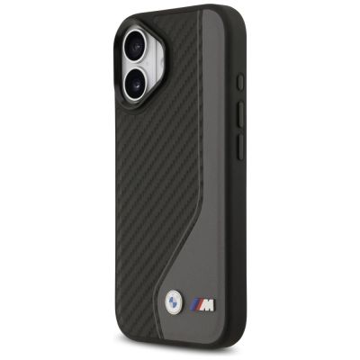 2. BMW M Carbon Logo MagSafe Hülle für iPhone 17 - Schwarz und Grau