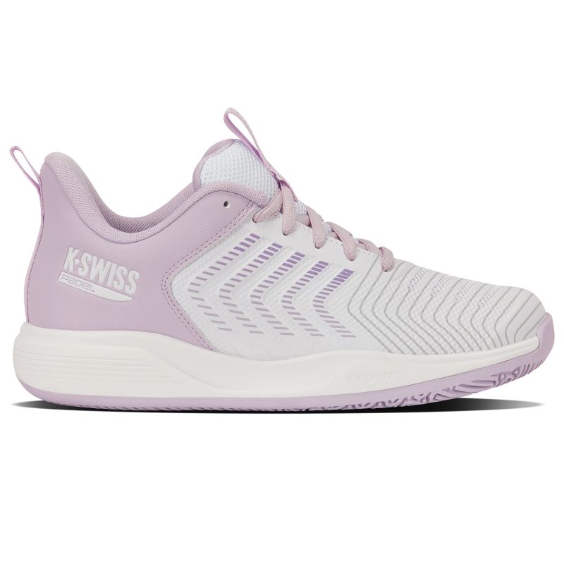 K-Swiss US LGHT PADEL WHITE/ORCHID HUSH/PURPLE ROSE-M (94901-160-M)