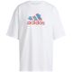 8. adidas Flower Pack Badge of Sport Damen T-Shirt Weiß IT1421