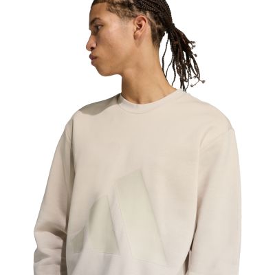 7. Herren adidas Sportswear Big Logo Fleece Colorblock Trainingsanzug Beige JX5572