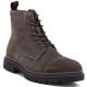 Herren-Ankle-Boots aus Leder, ungefüttert, Wildleder, braun, Big Star UU174220