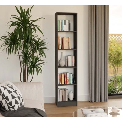 9. Bücherregal 40 cm Anthrazit