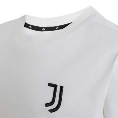 4. adidas Juventus Turin Kinder-T-Shirt weiß und schwarz KF9868