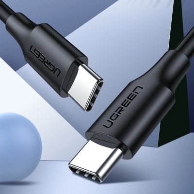 4. Ugreen US286 USB-C – USB-C 3A 480 Mbit/s Kabel 3 m – Schwarz