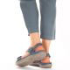 14. Bequeme Rieker W RKR587 blaue Sandalen