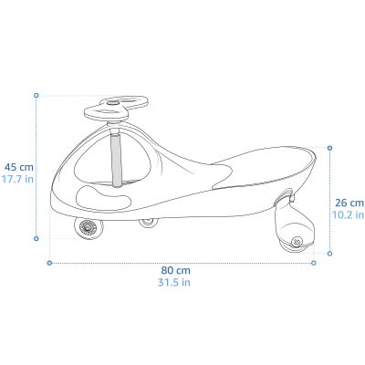 7. Meteor Swingo Gravity Ride-On Blau