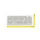 3. Tastatur CHERRY TAS G84-5200, kabelgebunden, DE-Layout, Hellgrau
