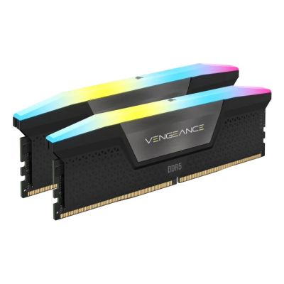 2. DDR5 64GB PC 6000 CL40 CORSAIR KIT (2x32GB) VENGEANCE RGB Einzelhandel