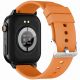 8. Gravity GT15-2 Smartwatch, oranges Silikonarmband + schwarzes Armband