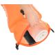 19. Aufblasbare Rettungsboje mit Trockentasche 2-in-1 ENERO 69 x 37,5 cm