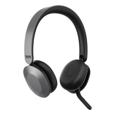 16. Lenovo 4XD1V23301 Kopfhörer/Headset, kabelgebunden & kabellos, Kopfbügel, Büro/Callcenter, USB Typ-C, Bluetooth, Grau