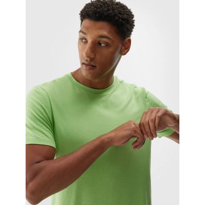 5. Schnelltrocknendes Herren-Trainingsshirt (Standardgröße) 4F 4FWAW24TFTSM1003-42M