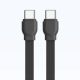 6. Dudao K22+ Ultrakompakte Powerbank 10000 mAh 22,5 W USB-C mit Anhänger/Kabel - Grau