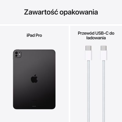 9. Apple iPad Pro, Apple M, 2 TB, 27,9 cm (11 Zoll), 16 GB, Wi-Fi 6E (802.11ax), iPadOS 17, Schwarz