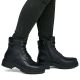 12. Damen-Ankle-Boots aus Leder, gefüttert, schwarz, Rieker Y3103-00