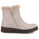 32. Damen-Stiefeletten mit Fellfutter, beige, Rieker Y3481-60