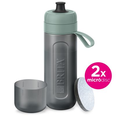 11. Brita Active Filterflasche, pastellgrün, 2 Scheiben
