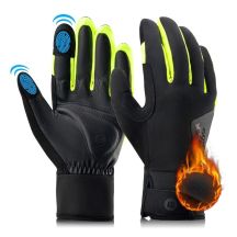 ROCKBROS Winterhandschuhe S335 Schwarz-Fluor M