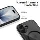 4. Tech-Protect Magpeak Magsafe CC Hülle für iPhone 17 - Klares Schwarz