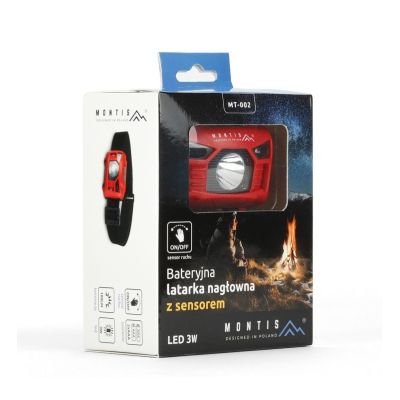 2. MONTIS BATTERIEBETRIEBENER LED-SCHEINWERFER MIT "WELLE"-SENSOR MT002