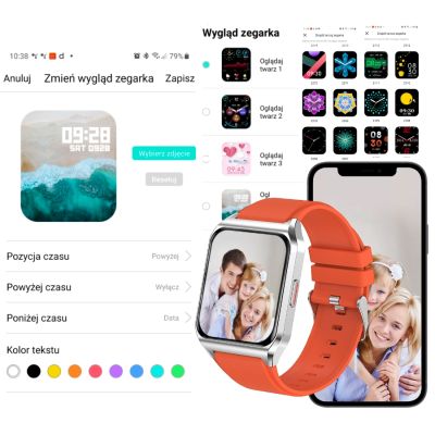 9. Rubicon RNCE89 Black SMARUB162 Smartwatch