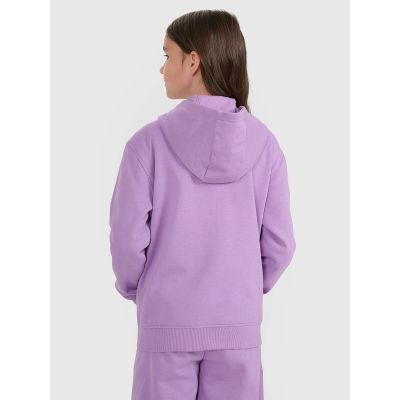 4. Mädchen-Sweatshirt mit Kapuze, 4F 4FJRAW25TSWSF2466-51S